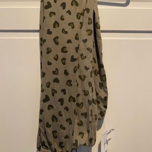 Leopard print joggers